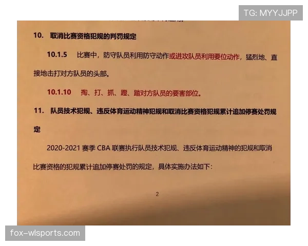 篮球中犯规次数限制规则详解：五种犯规类型及停赛标准